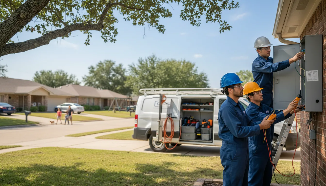 Certified electrician providing emergency electrical services in Belcamp, MD